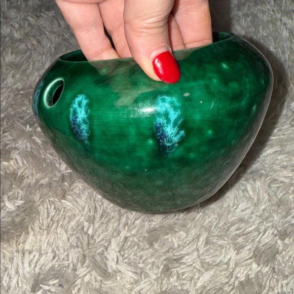 Vintage The Violet Pot 1997 Jade Green Ceramic “Self- Watering 2 Piece Pot - Picture 9 of 15